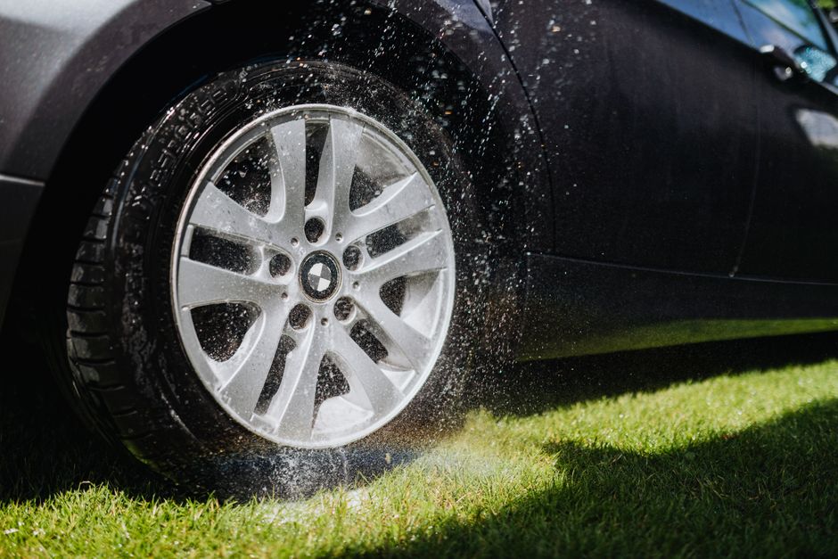 Meticulous hand car wash detailing
